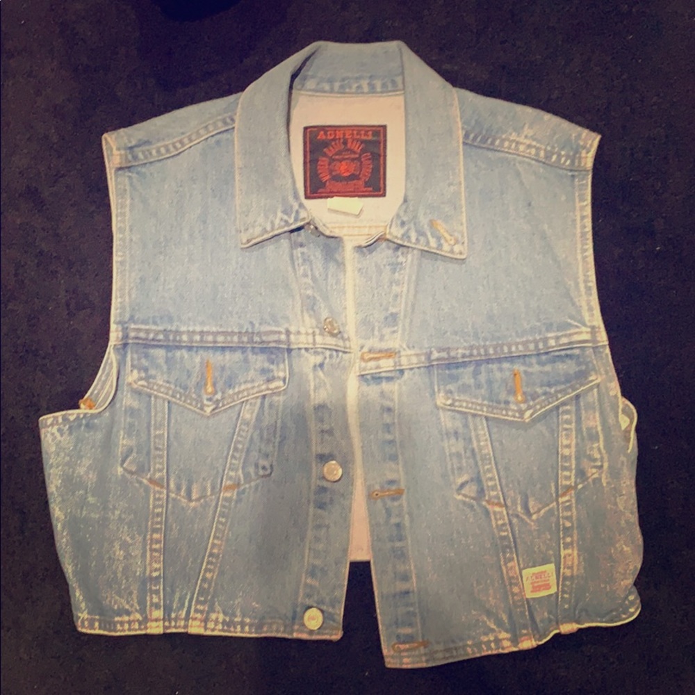 Blue jean jacket/vest